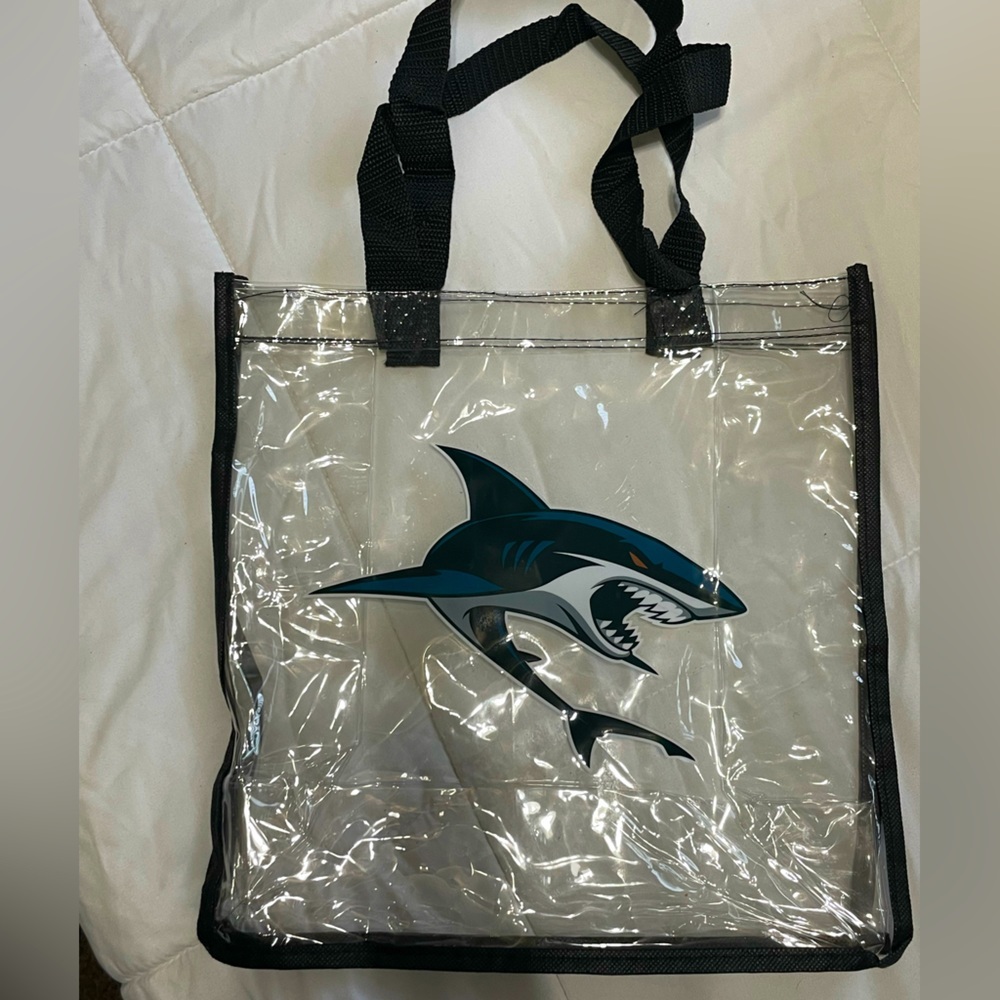 San Jose Sharks clear tote
